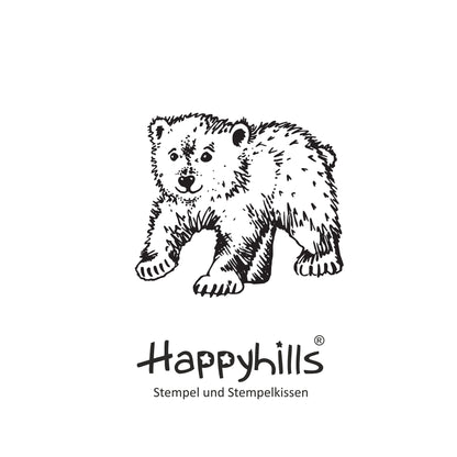 Stempel Eisbär läuft