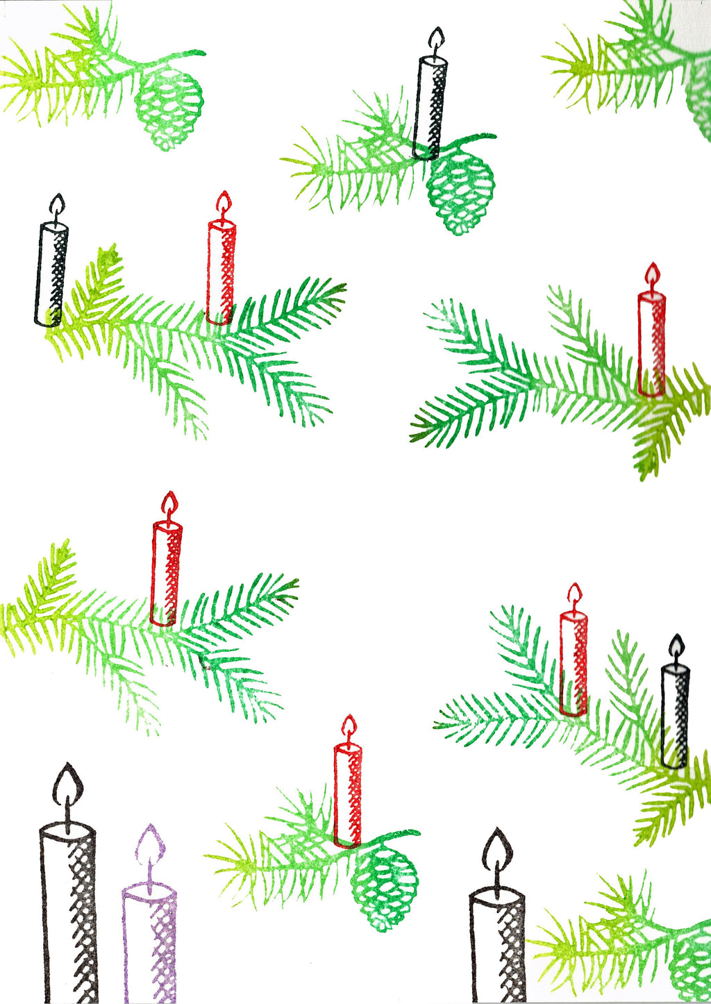 Stempel Kerze