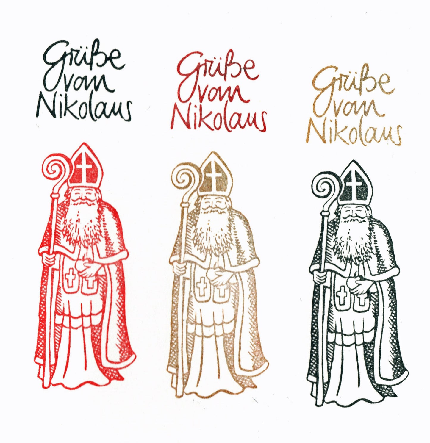 Stempel Grüße vom Nikolaus