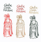 Stempel Bischof mit Mitra und Stab