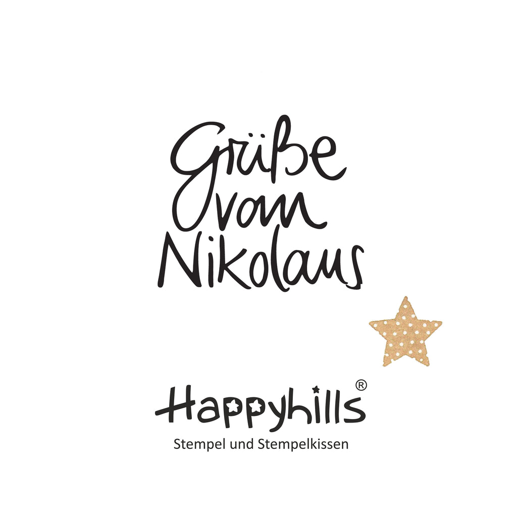 Stempel Grüße vom Nikolaus