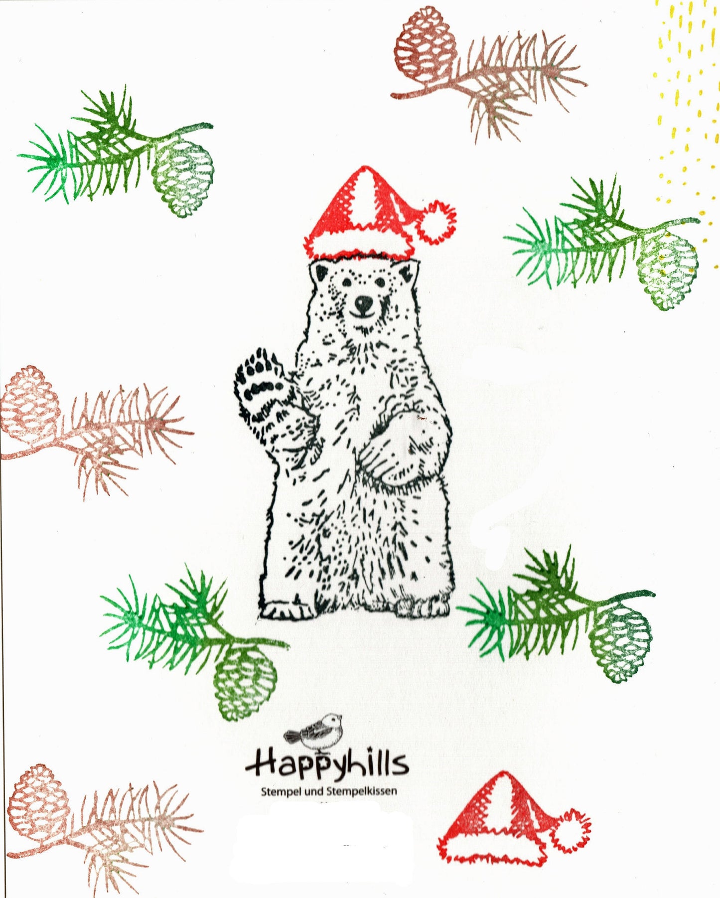 Stempel Kiefernzweig