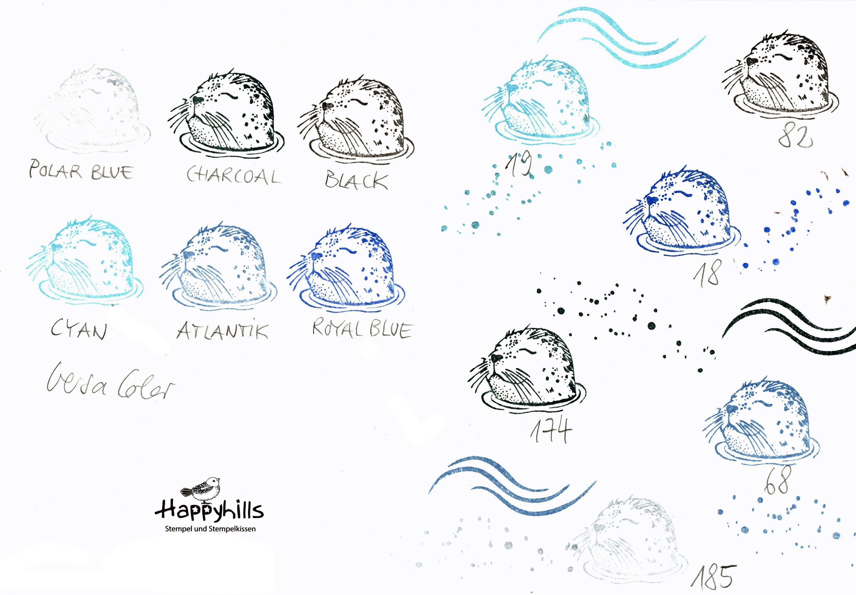 Stempel Seehundkopf
