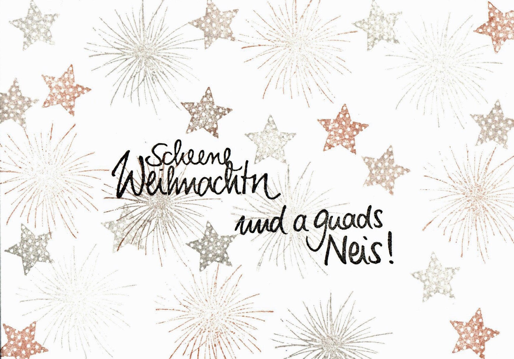 Stempel Scheene Weihnachtn