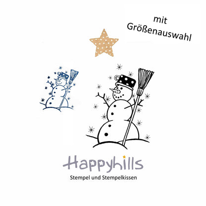 Stempel Schneemann