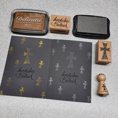 Delicata Stempelkissen Golden Glitz Metallic Effekt