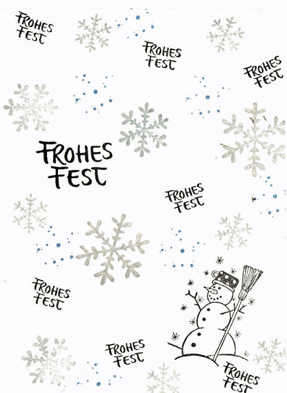 Stempel Schneeflocke