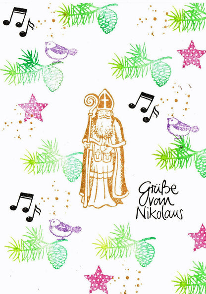 Stempel Stern mit Punkten