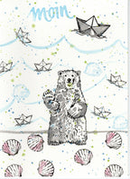 Stempel Papierschiff