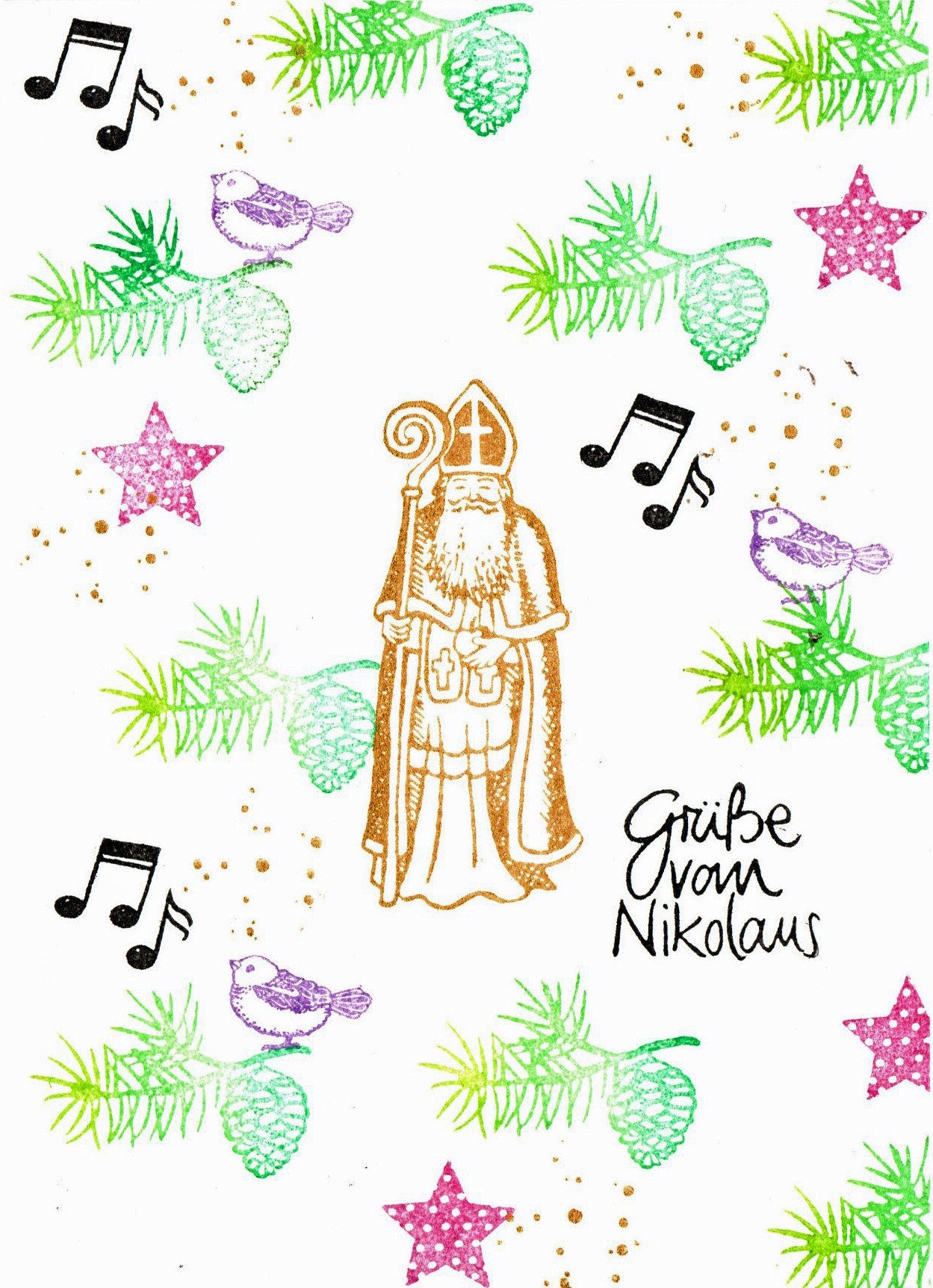 Stempel Grüße vom Nikolaus