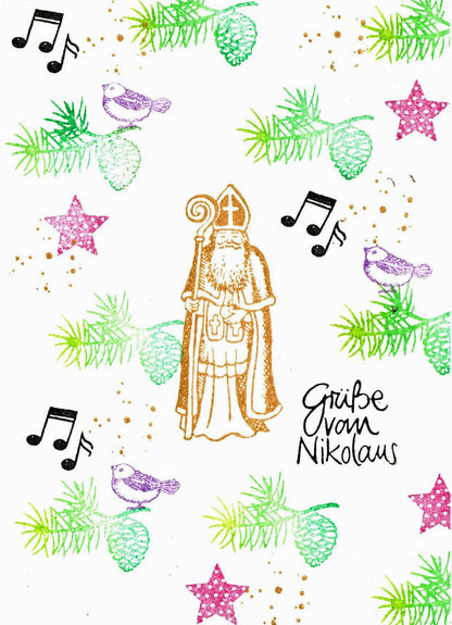 Stempel Grüße vom Nikolaus
