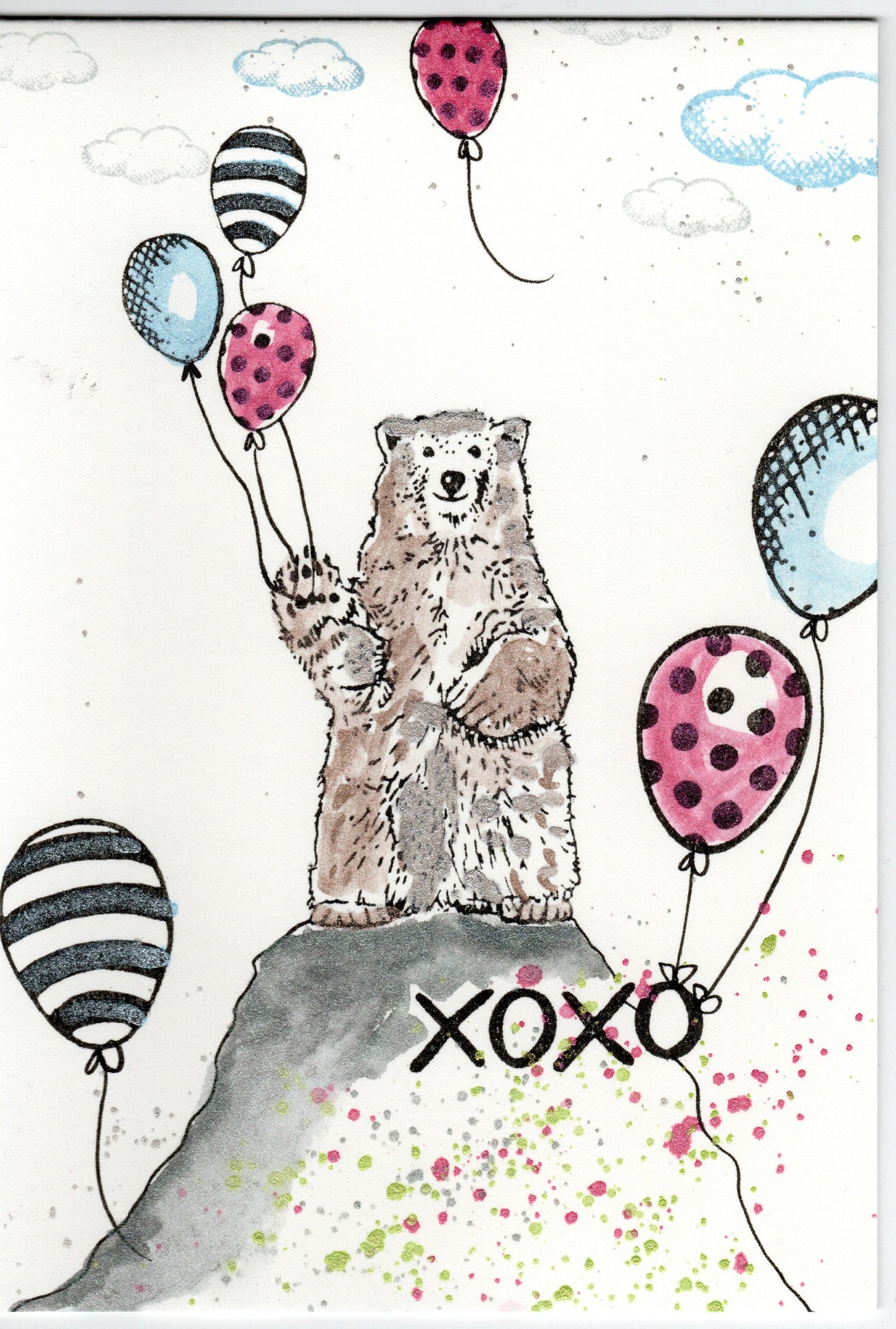 Stempel Ostereier / Luftballons Auswahl oder Set