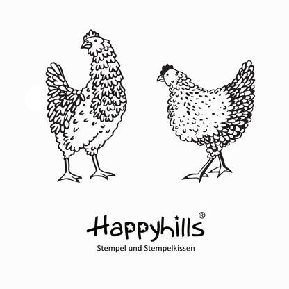 Stempel Hühner Auswahl oder Set