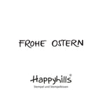 Stempel Frohe Ostern quer