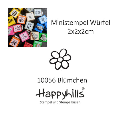 Ministempel Gänseblümchen, Blümchen und Marienkäfer Auswahl oder Set