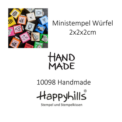 Ministempel Kleckse, Punkt und Handmade Auswahl oder Set