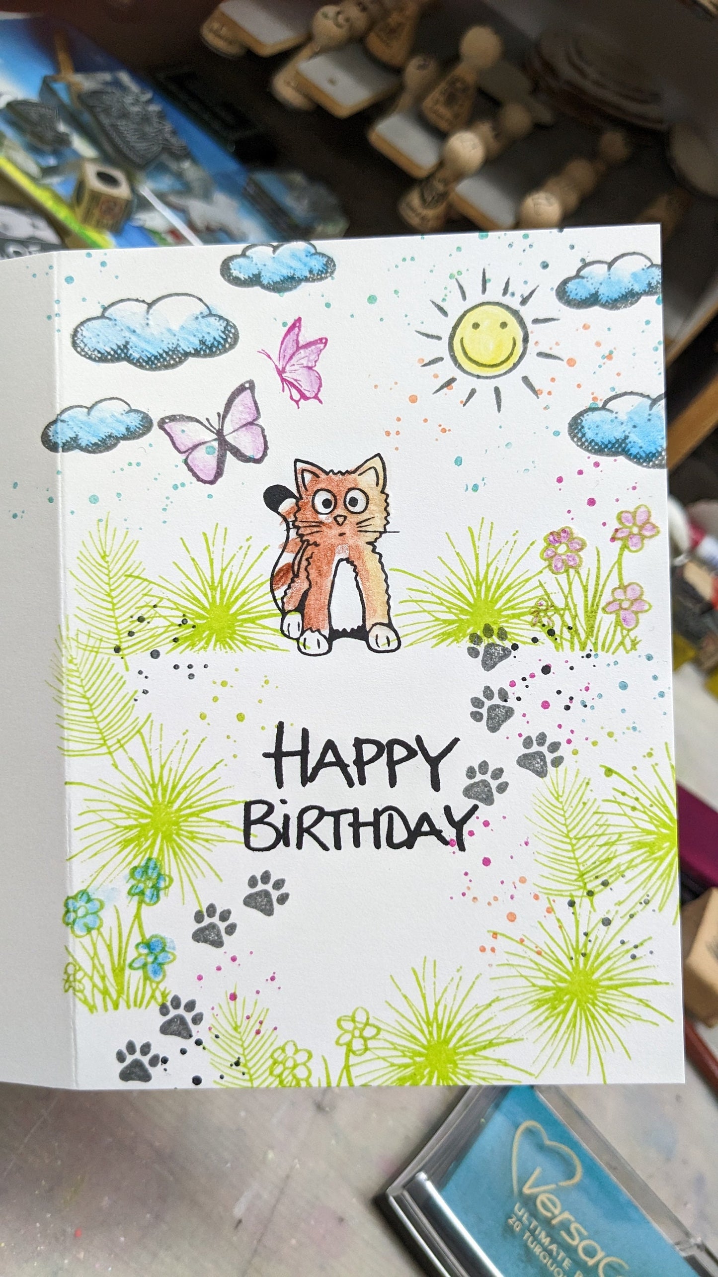 Stempel Happy Birthday