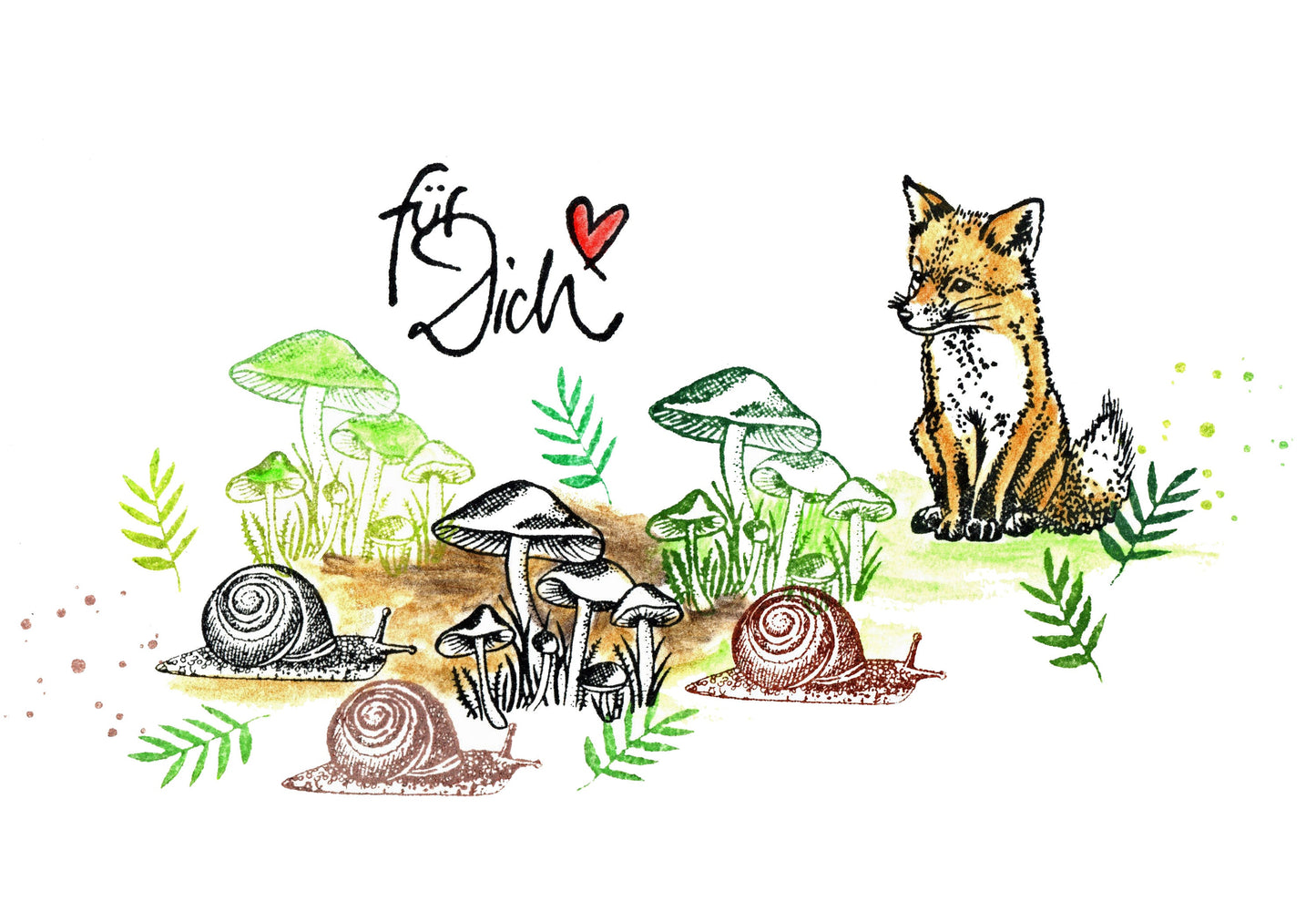 Stempel Fuchswelpe