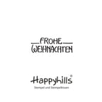 Stempel Frohe Weihnachten retro