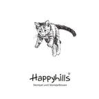 Stempel Katze springt