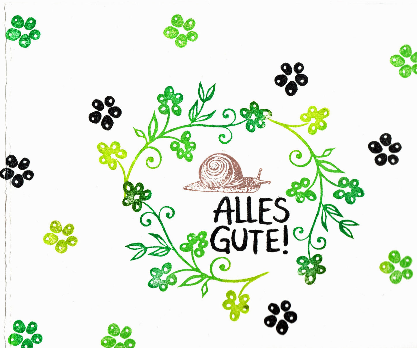 Stempel Blumenranke