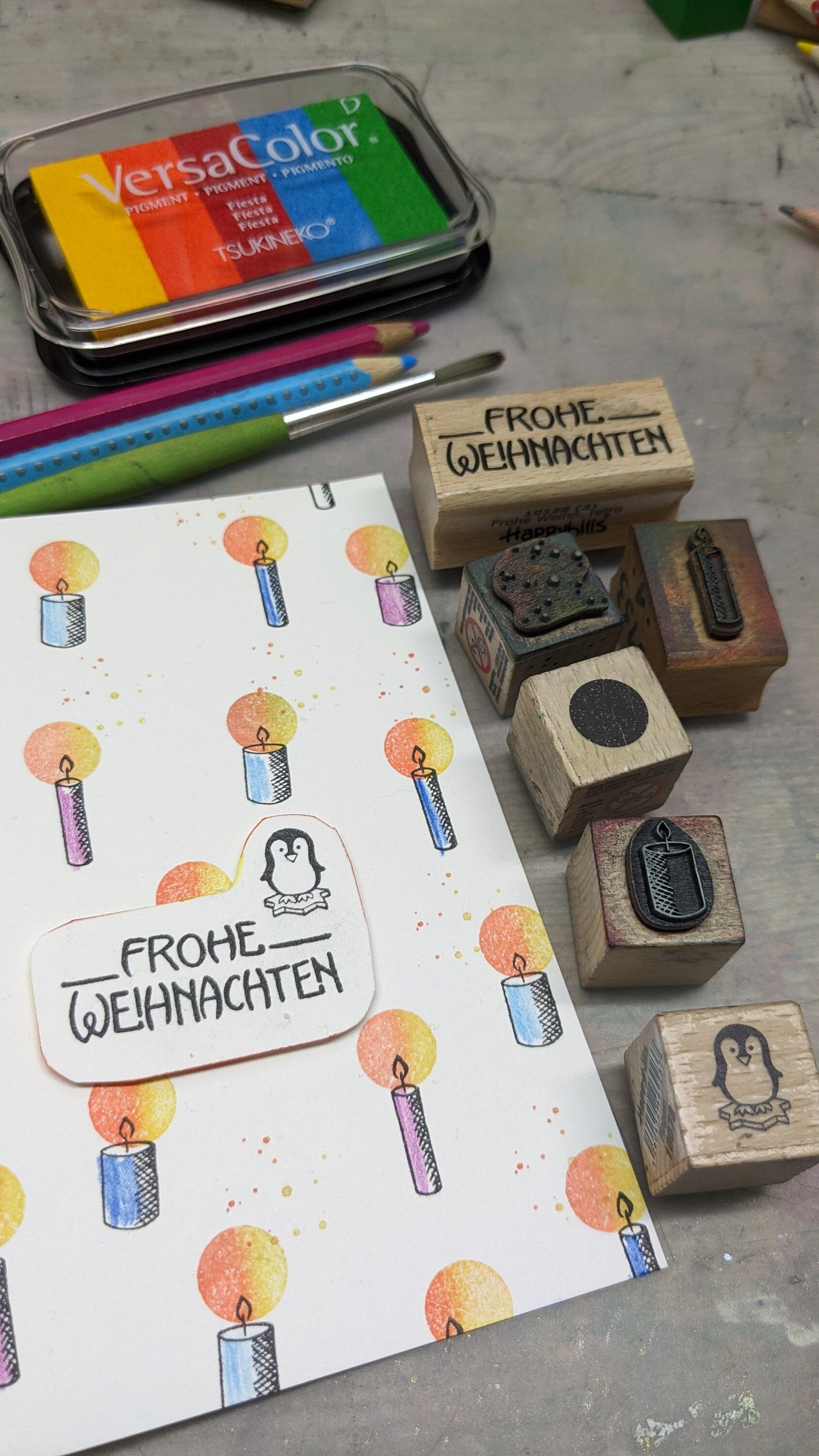 Stempel Kerze