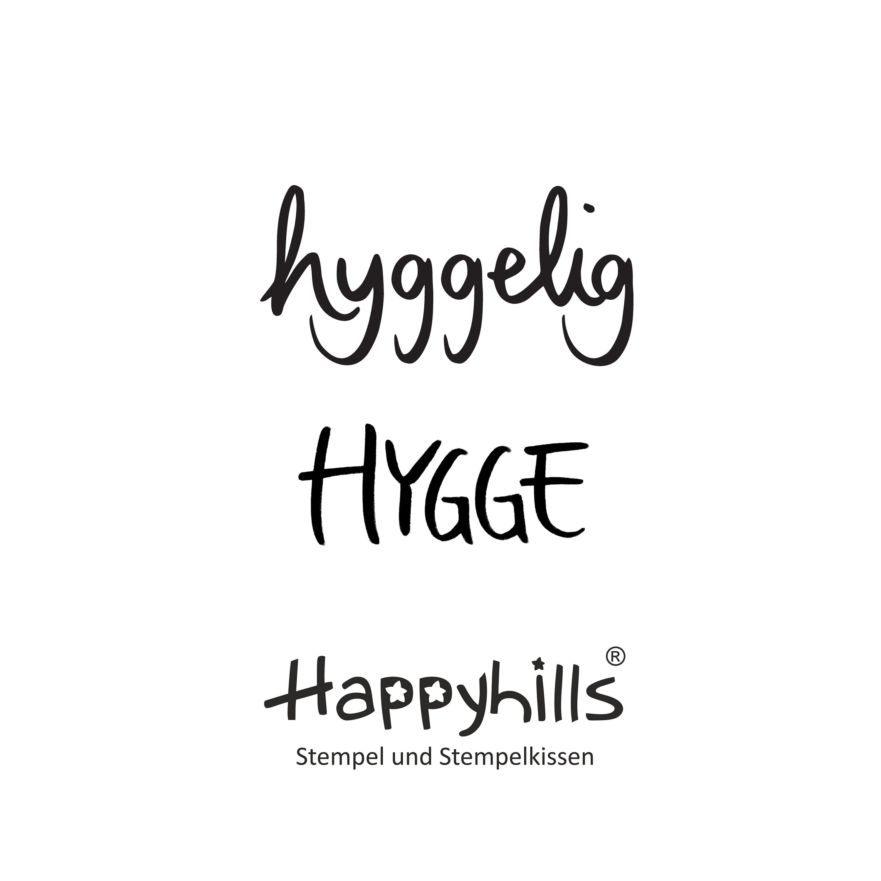 Stempel hyggelig und HYGGE