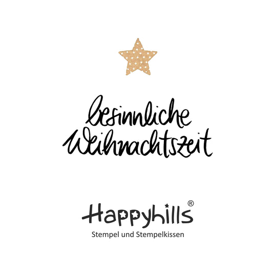 Stempel besinnliche Weihnachtszeit