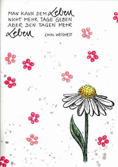 Stempel Man kann dem Leben...