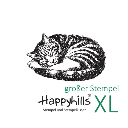 Stempel Katze schläft
