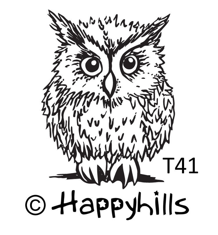 Stempel Eule Waldkauz