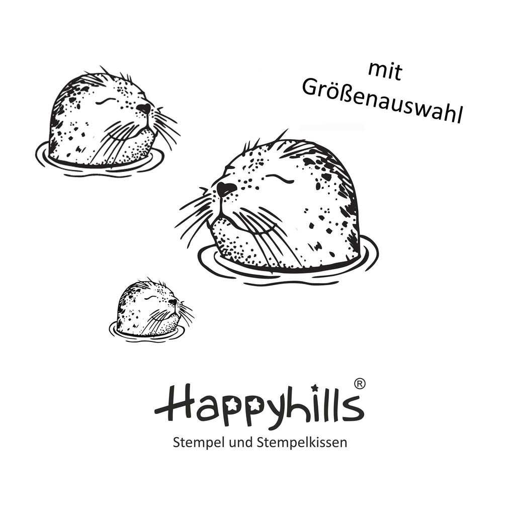 Stempel Seehundkopf