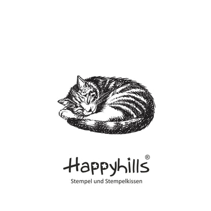 Stempel Katze schläft