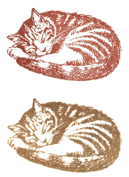 Stempel Katze schläft