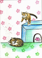 Stempel Katze schläft