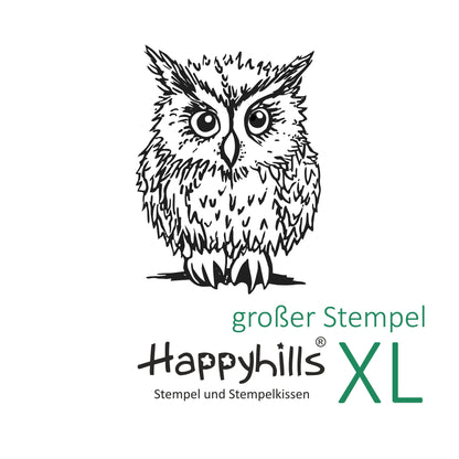 Stempel Eule Waldkauz