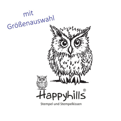 Stempel Eule Waldkauz