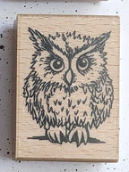 Stempel Eule Waldkauz