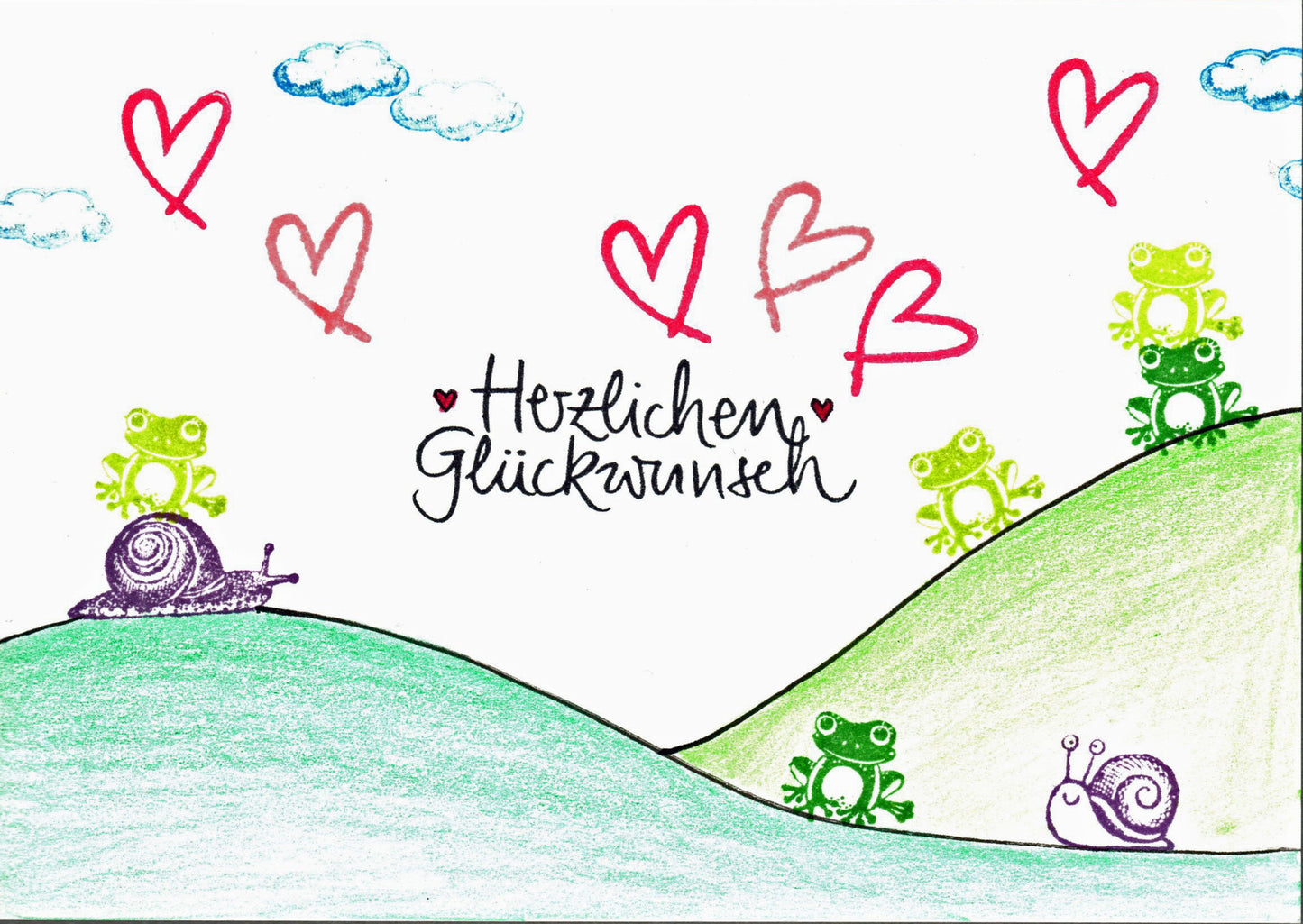 Stempel Herzlichen Glückwunsch