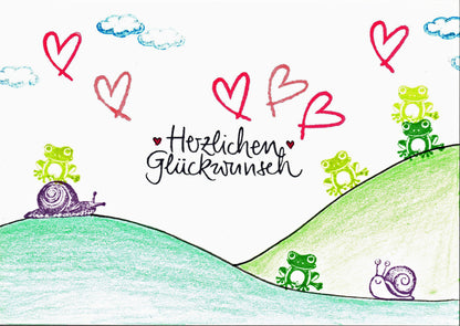 Stempel Herzlichen Glückwunsch