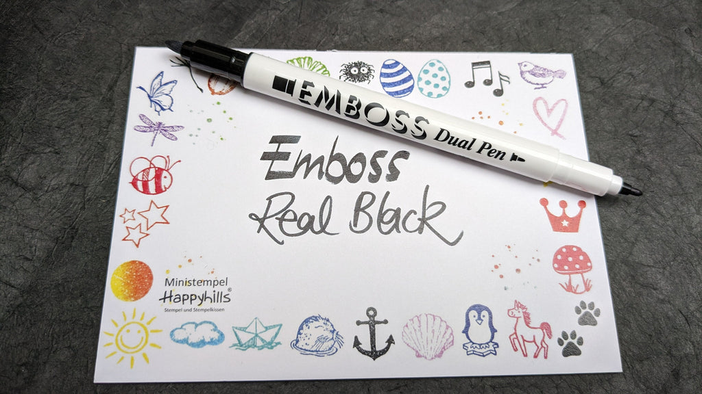 Emboss Dual Pen Black oder Transparent