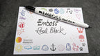 Emboss Dual Pen Black oder Transparent