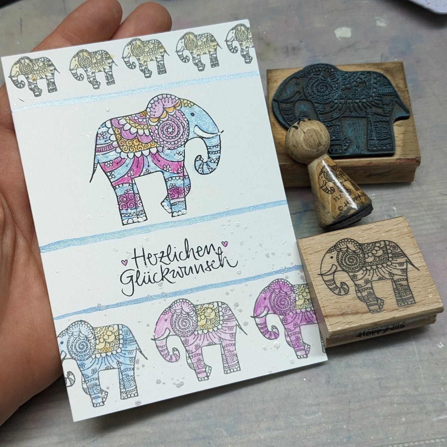 Stempel Elefant