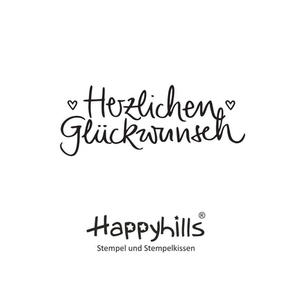 Stempel Herzlichen Glückwunsch