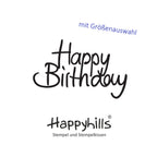 Stempel Happy Birthday