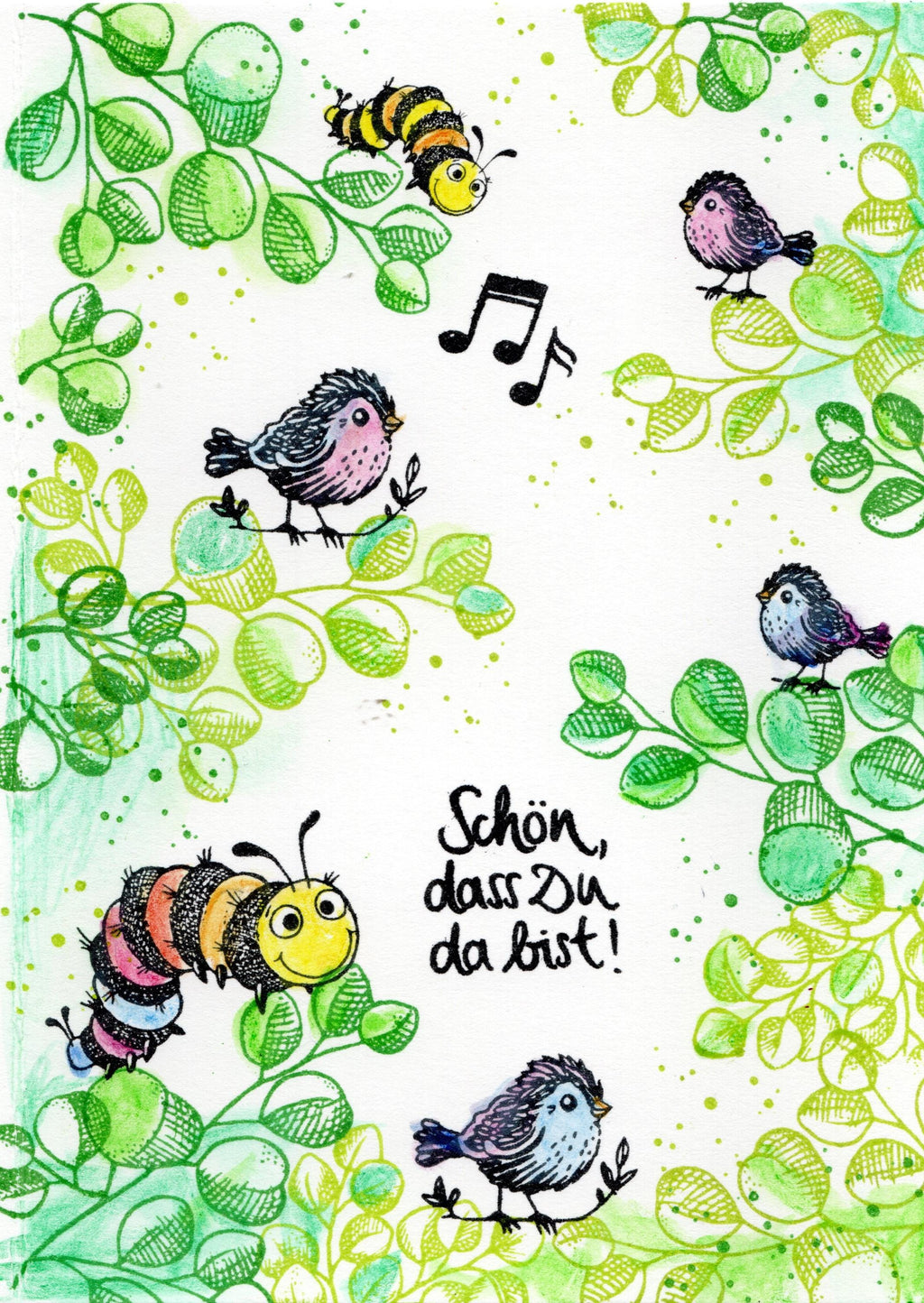 Stempel Raupe