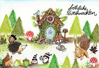 Stempel fröhliche Weihnachten