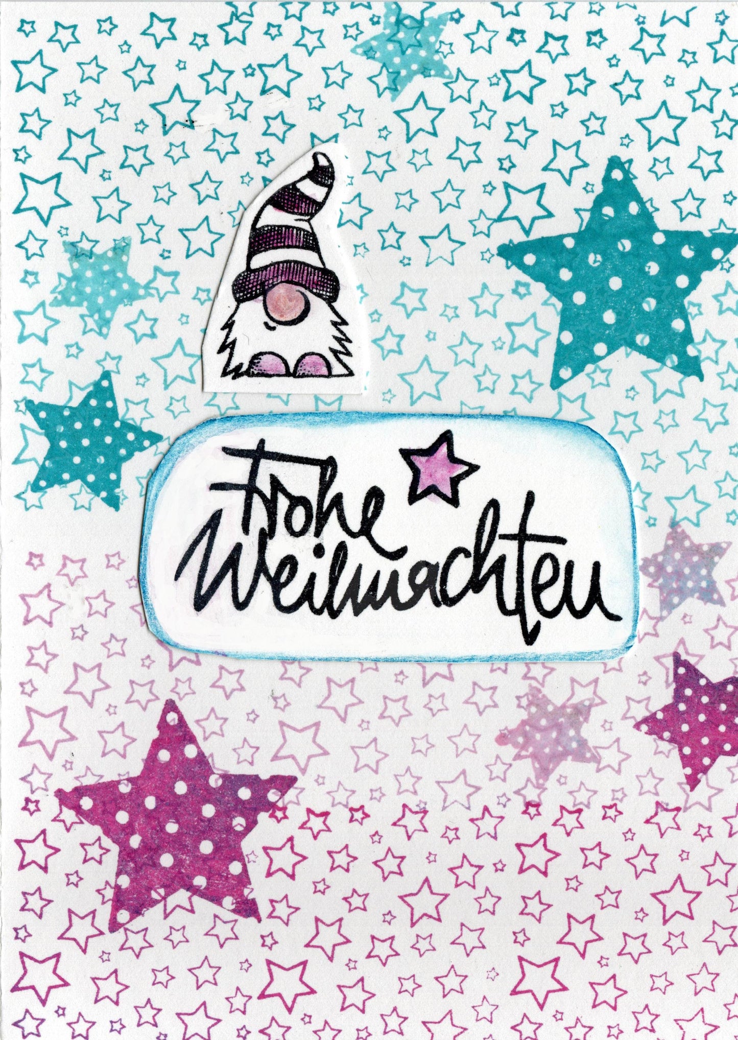 Stempel Frohe Weihnachten