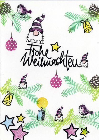 Stempel Frohe Weihnachten