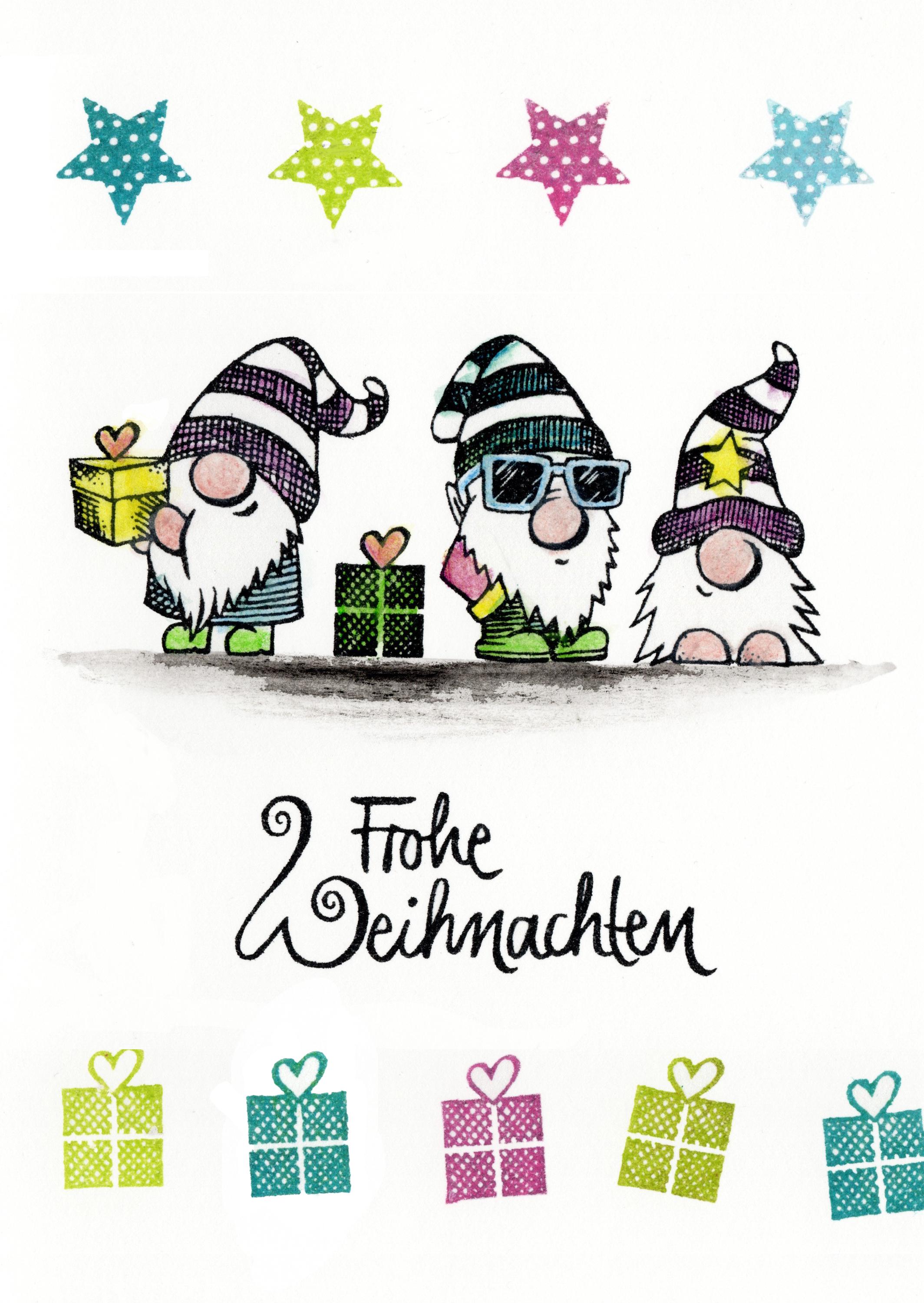 Ministempel Schneeflocke, Stern mit Punkten und Funkelstern Auswahl oder Set